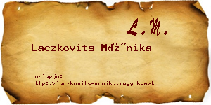 Laczkovits Mónika névjegykártya